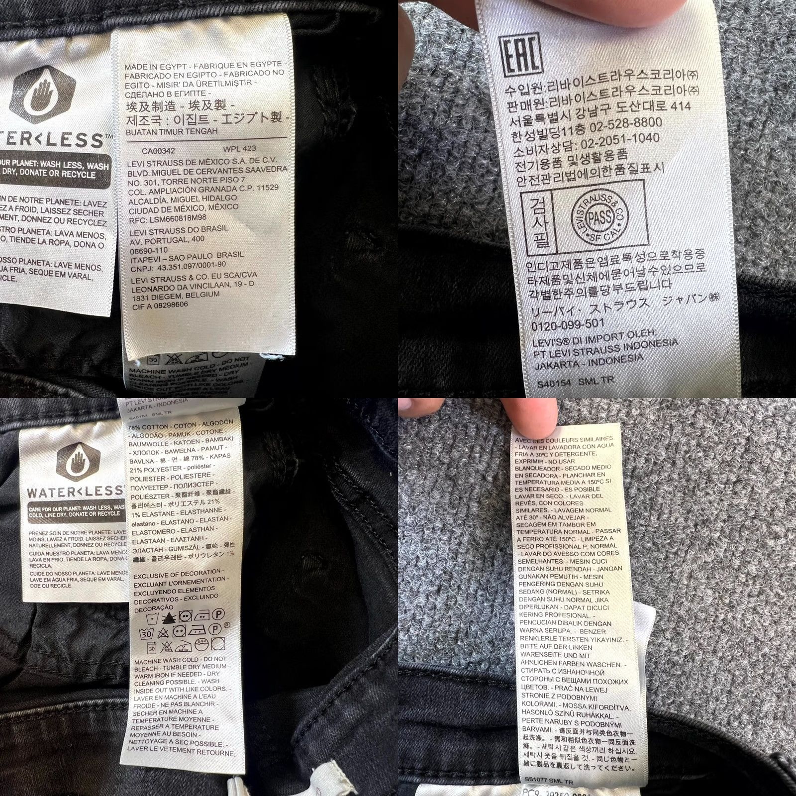 Levi's Levi's Jeans Women 8M Black Denim Stretch Dark Wash Classic Straight Fit Zip Fly Jeans Womens 8M Black Denim Stretch Dark Wash Straight Fit Size 30" / US 8 / IT 44 - 8 Thumbnail