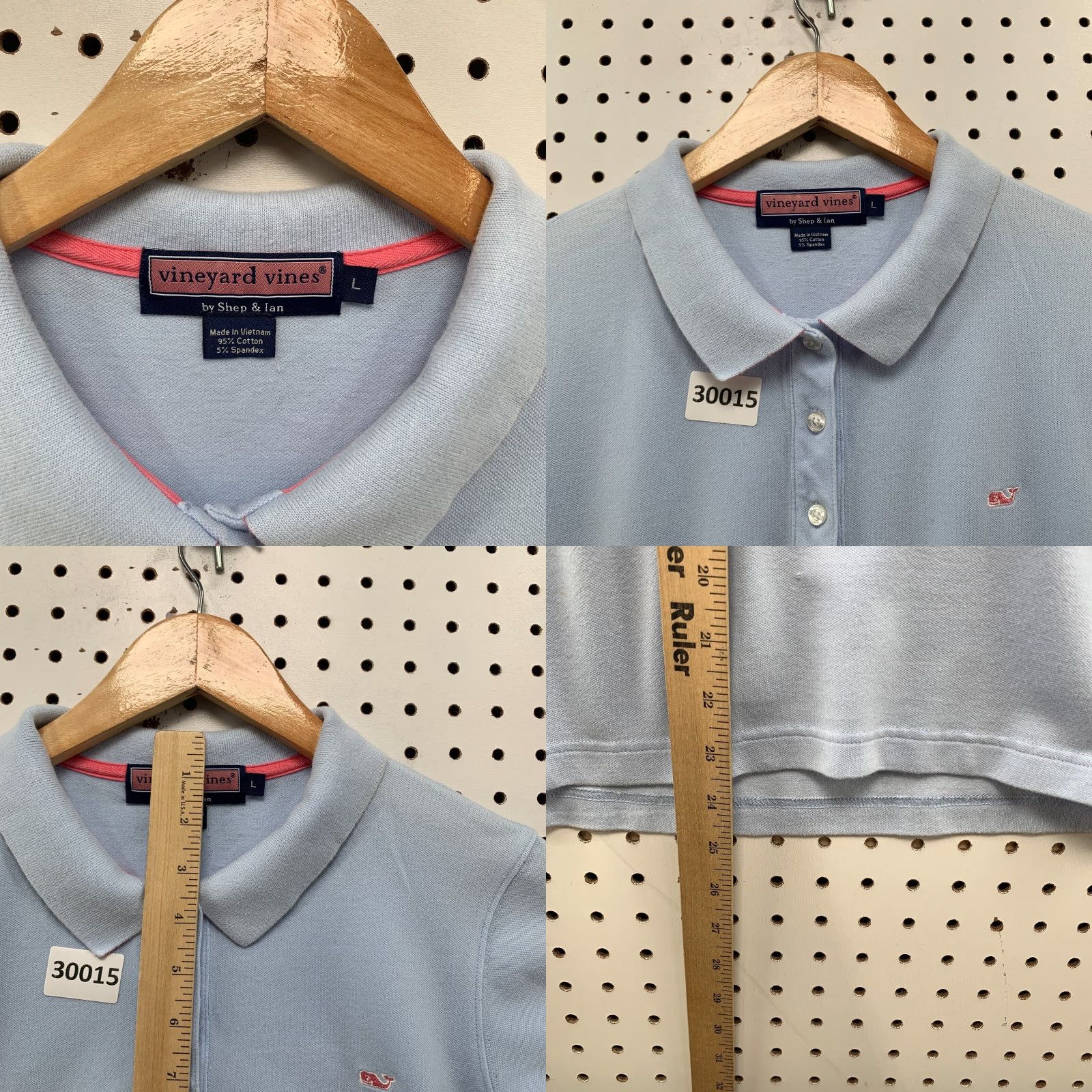 Vineyard Vines Vineyard Vines Polo Shirt Womens Large Blue Casual Preppy 90s Classic Size L / US 10 / IT 46 - 8 Thumbnail