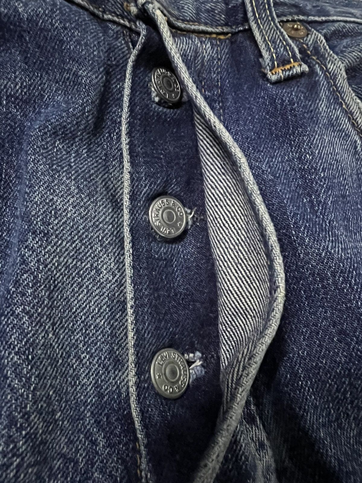 Levi's VINTAGE LEVIS 501 BIG E DISTRESSED JEANS Size US 28 / EU 44 - 8 Thumbnail