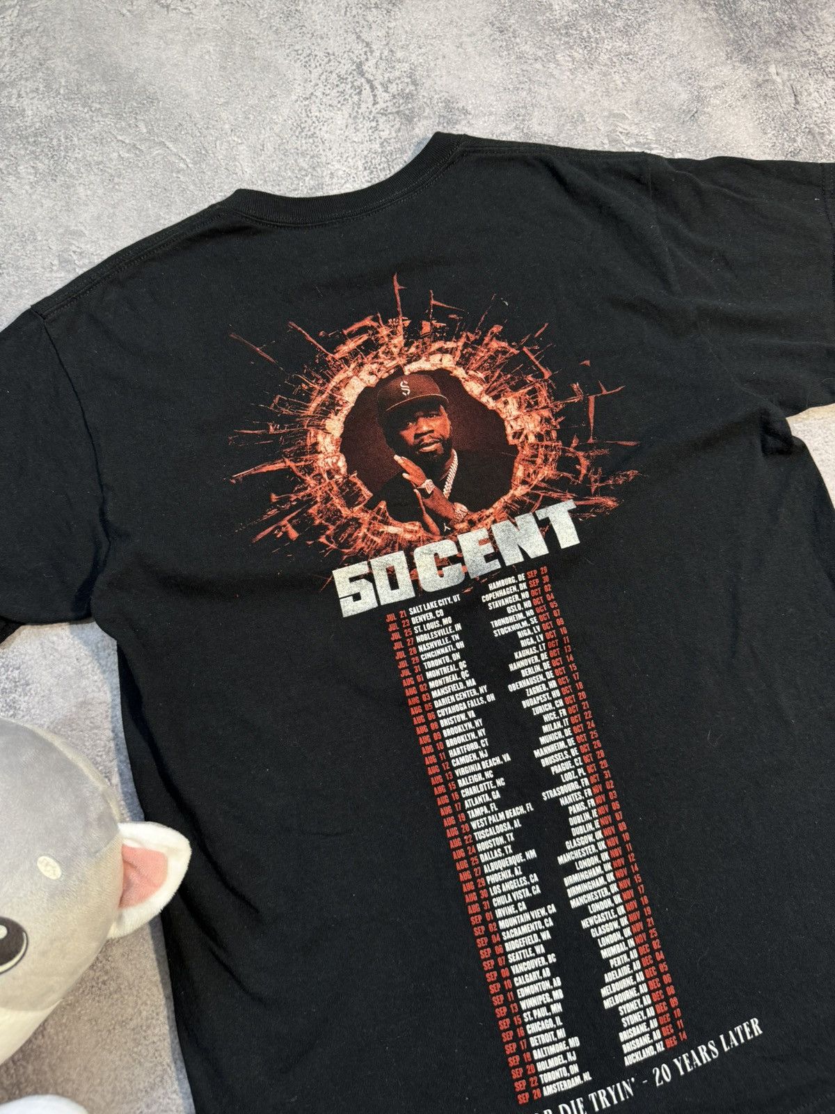 50 Cent × Rap Tees 50 Cent Hip Hop Rap Shirt tour 2023 Size US M / EU 48-50 / 2 - 3 Thumbnail