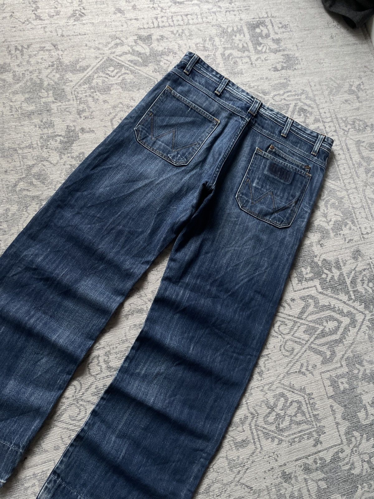 Vintage Vintage Avant Garde Baggy Jeans Faded Japanese Wide Y2K Wash Size US 30 / EU 46 - 7 Thumbnail