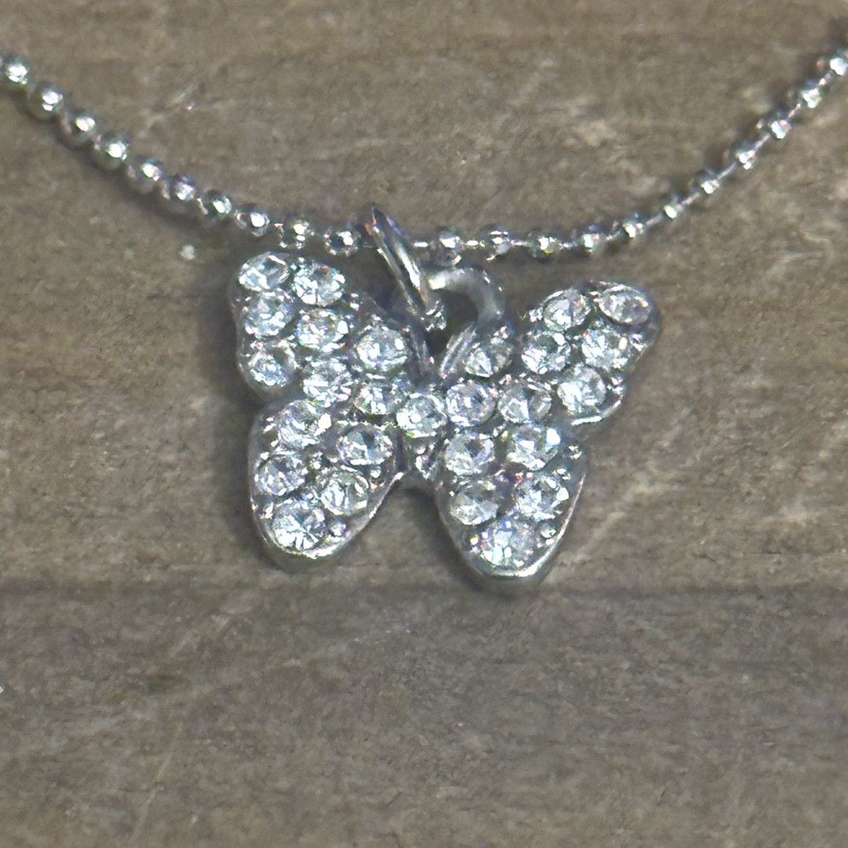 Other Lia Sophia Little Bit paved butterfly pendant necklace Size ONE SIZE - 3 Thumbnail