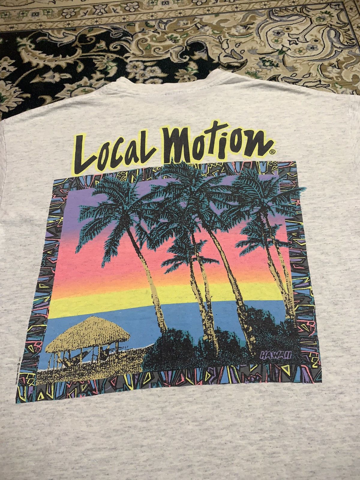 Vintage 90s LOCAL MOTION HAWAII SHIRT NICE BACKHIT Size US M / EU 48-50 / 2 - 11 Thumbnail