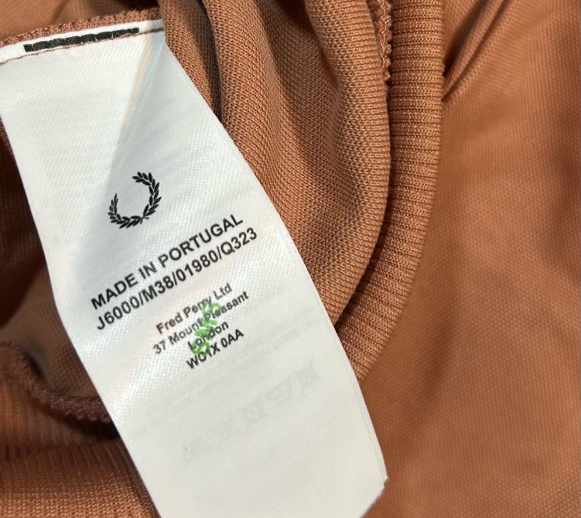 Fred Perry Fred Perry Light Rust Red/Orange Full-Zip Track Jacket Size US M / EU 48-50 / 2 - 5 Thumbnail