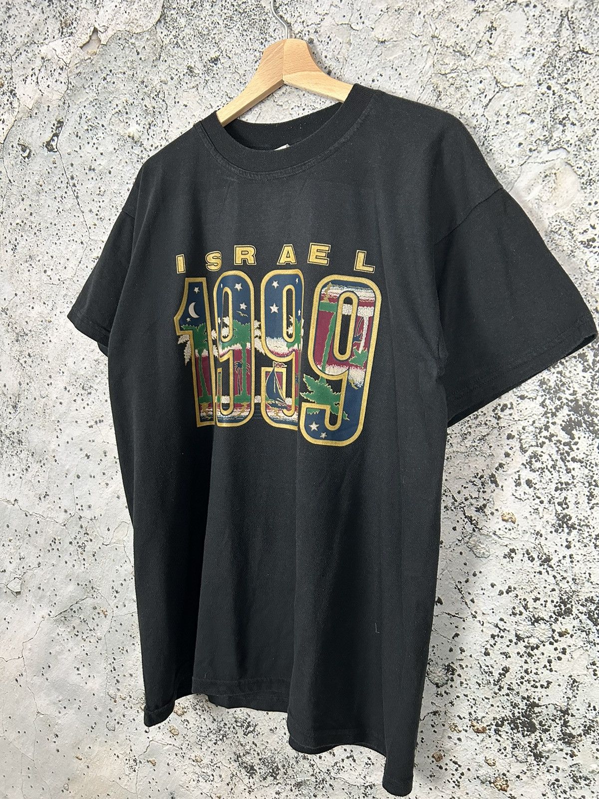 Vintage Vintage Israel 1999 Graphic Tee Avant-garde Punk Rock 90s Size US XL / EU 56 / 4 - 2 Thumbnail