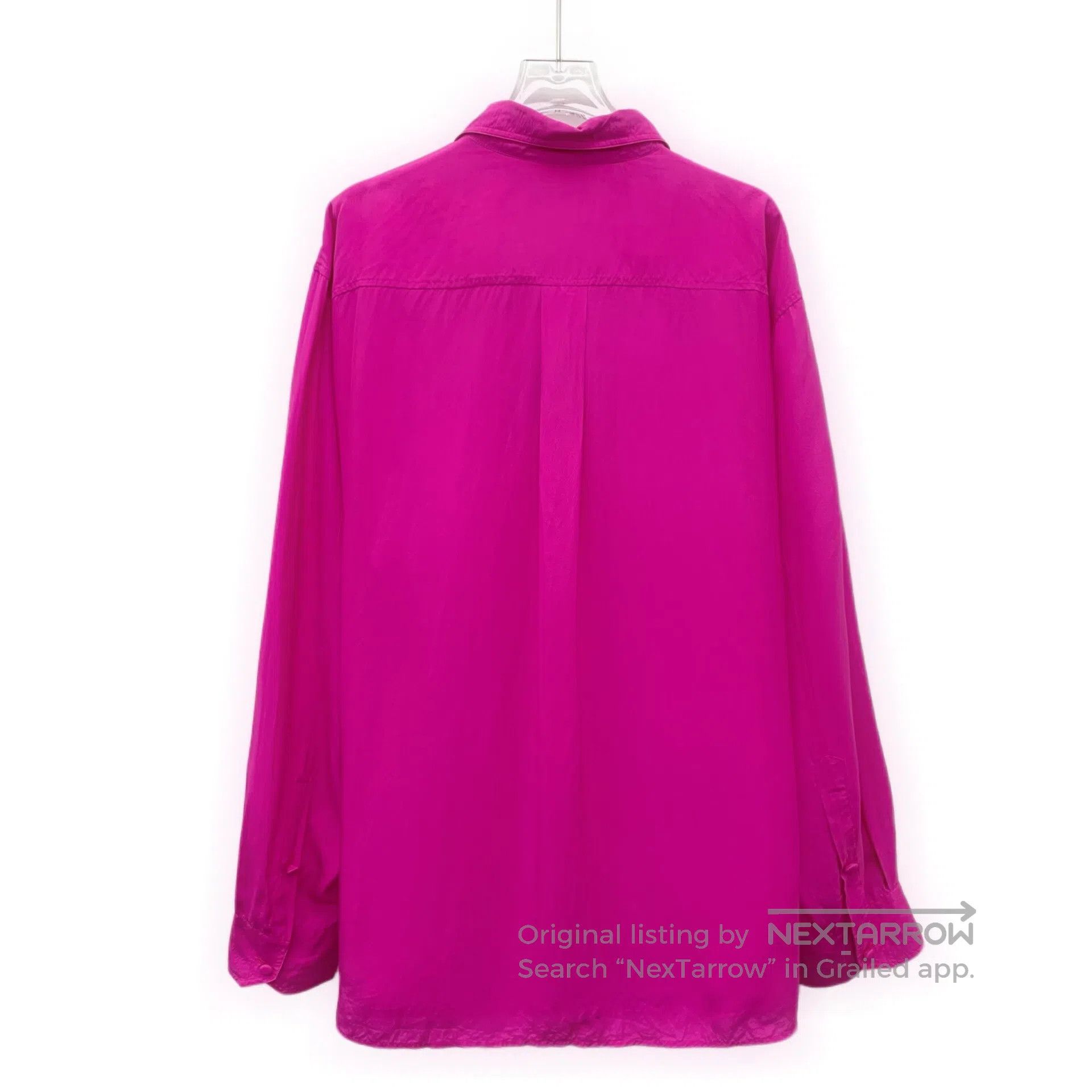 Valentino Valentino Pitaya color mulberry silk lapel single-breasted Size S / US 4 / IT 40 - 2 Thumbnail