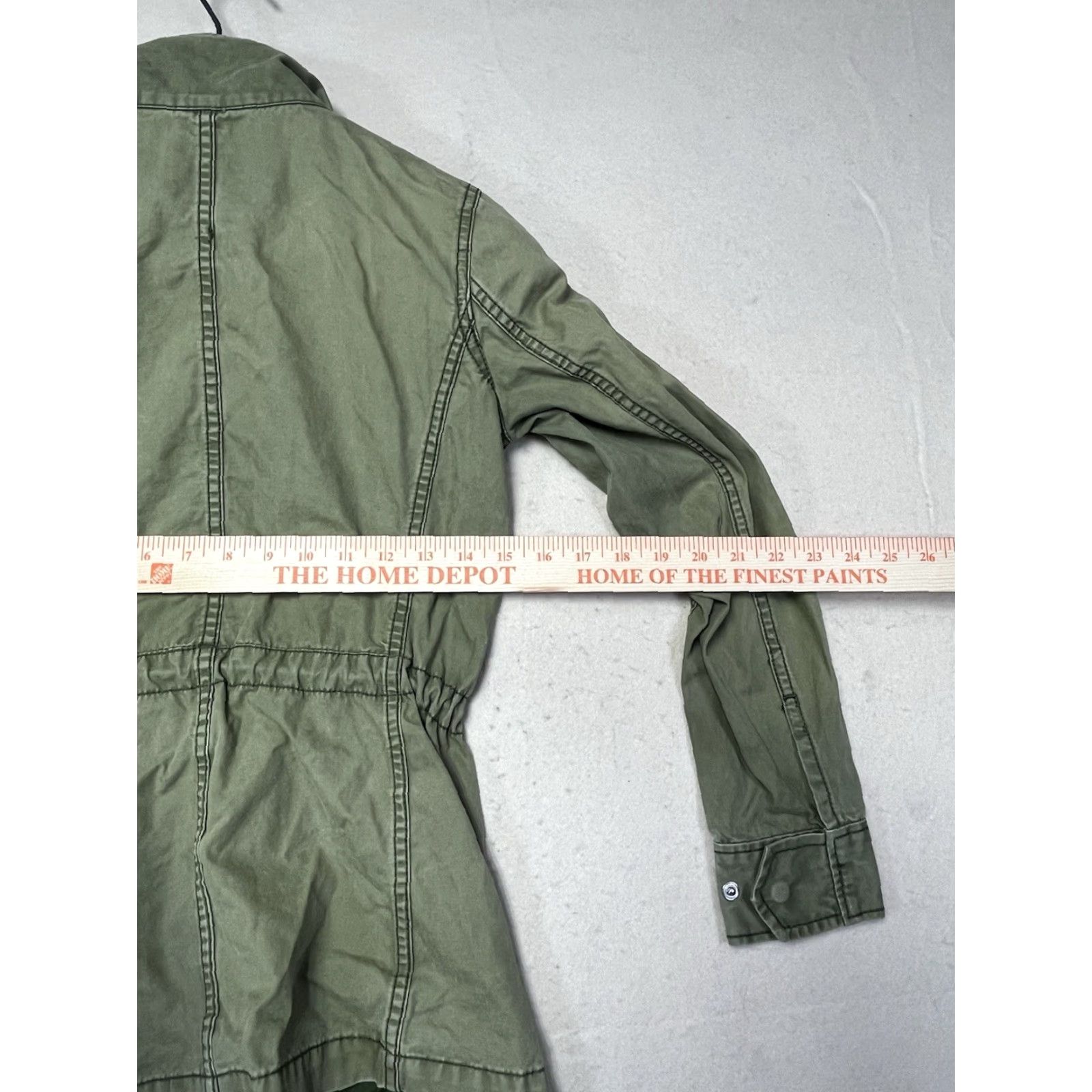 Madewell Madewell Jacket Womens XS Green Cotton Military Field Jacket Zip Upxs? Size XS / US 0-2 / IT 36-38 - 3 Thumbnail
