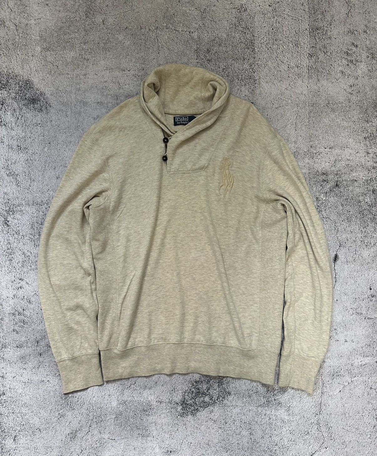 Polo Ralph Lauren Vintage Polo Ralph Lauren Long Sleeve Viscose Big Logo Pony Size US M / EU 48-50 / 2 - 1 Thumbnail
