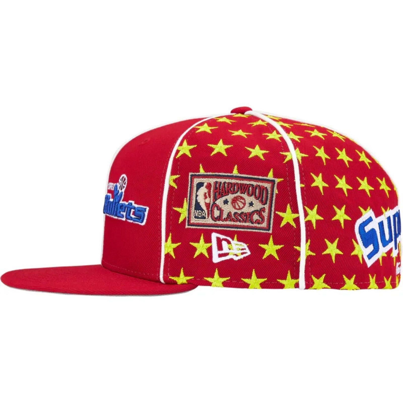 New Era Supreme Mitchell & Ness Teams New Era 59Fifty Fitted Hat Size ONE SIZE - 3 Thumbnail