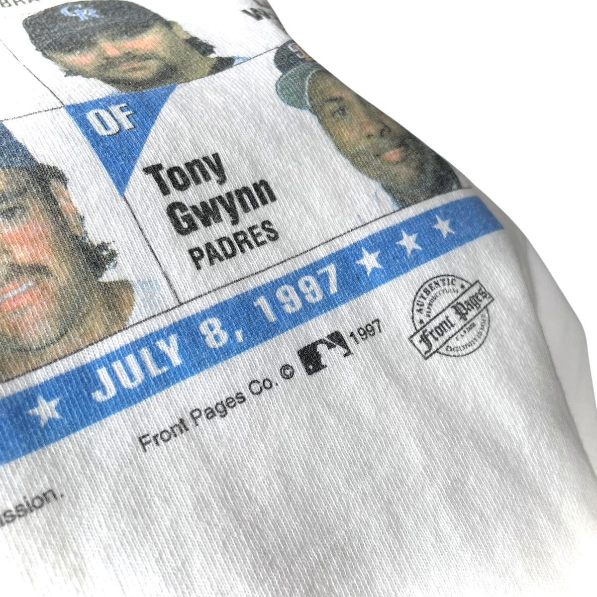 MLB × Vintage Front Pages Baseball Weekly Vintage 1997 All-Star Tee Size US XL / EU 56 / 4 - 6 Thumbnail