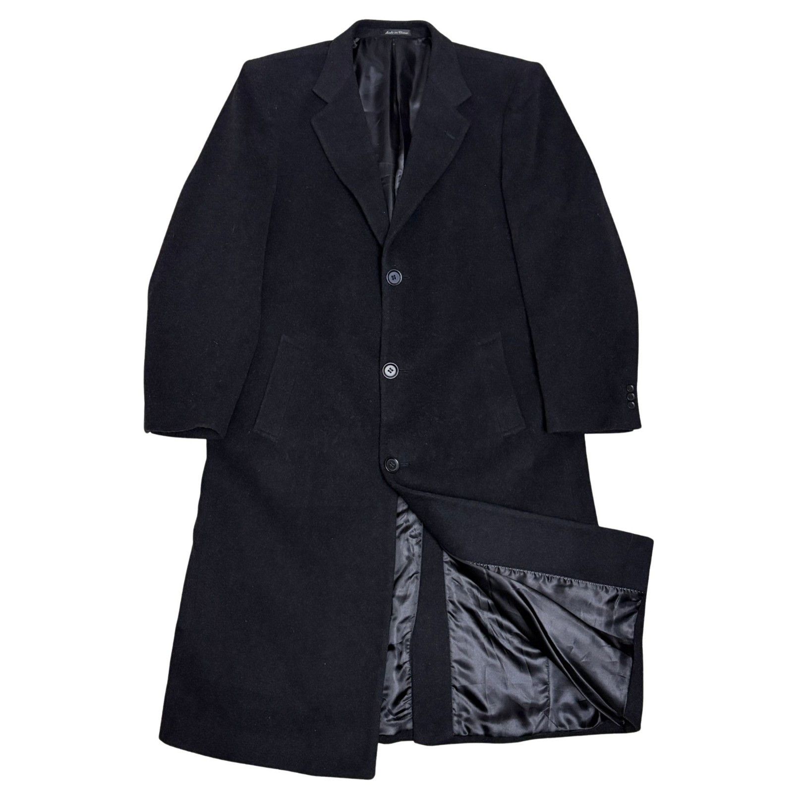 Other WOOL & CASHMERE Vintage Pea Coat Business Casual XL (42L) Size US XL / EU 56 / 4 - 1 Thumbnail