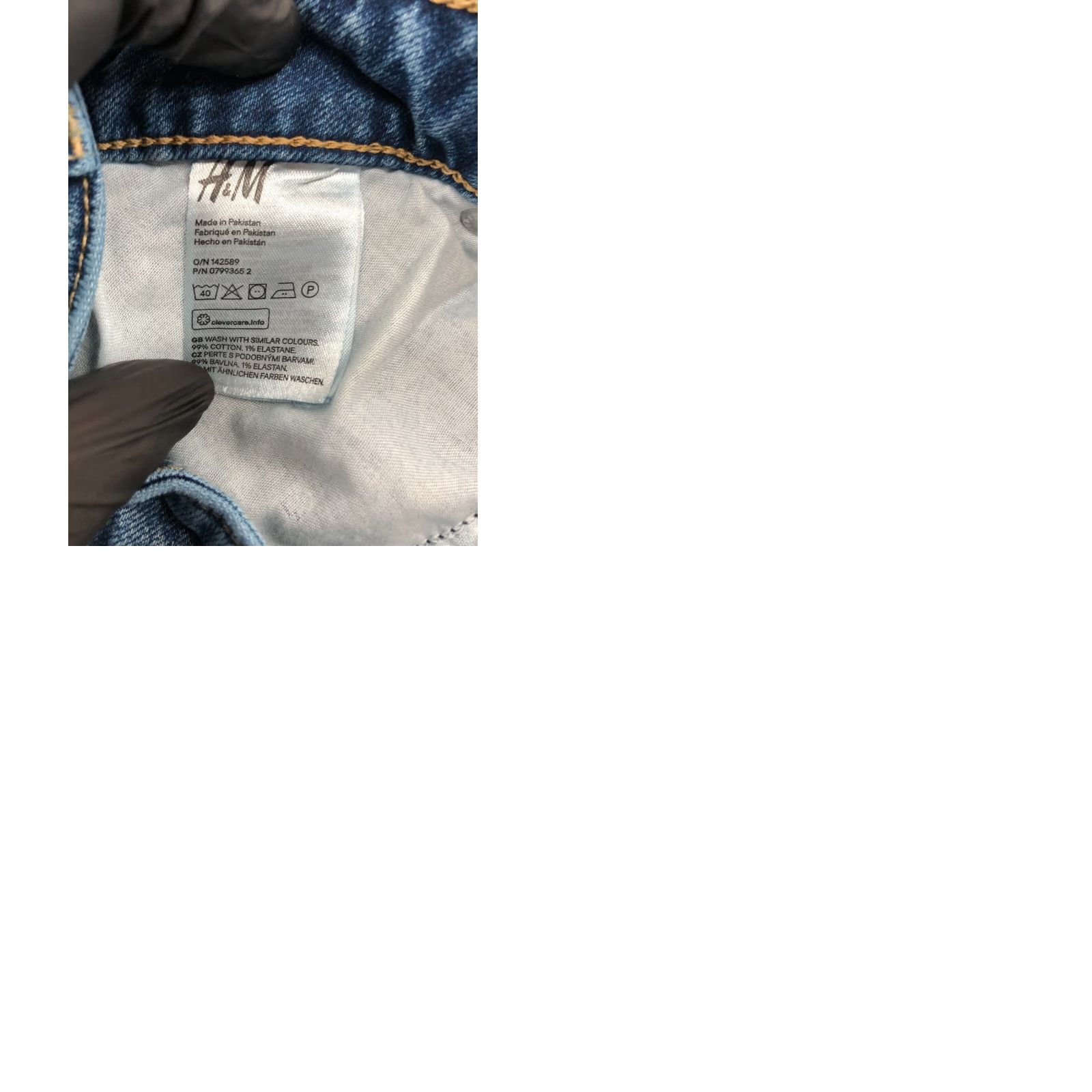 H&M VINTAGE H&M Slim Jeans Womens Jeans 10 Blue Medium Wash 27 Inseam 5-Pocket Design Womens Size 32" / US 10 / IT 46 - 9 Thumbnail