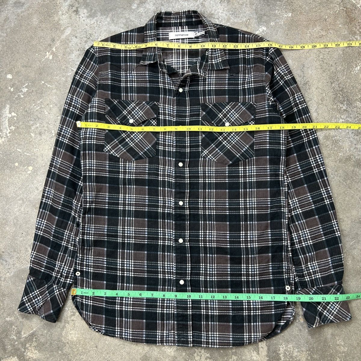 Japanese Brand × Nonnative Nonnative - Pearl Button Western Shirt Size US S / EU 44-46 / 1 - 10 Thumbnail