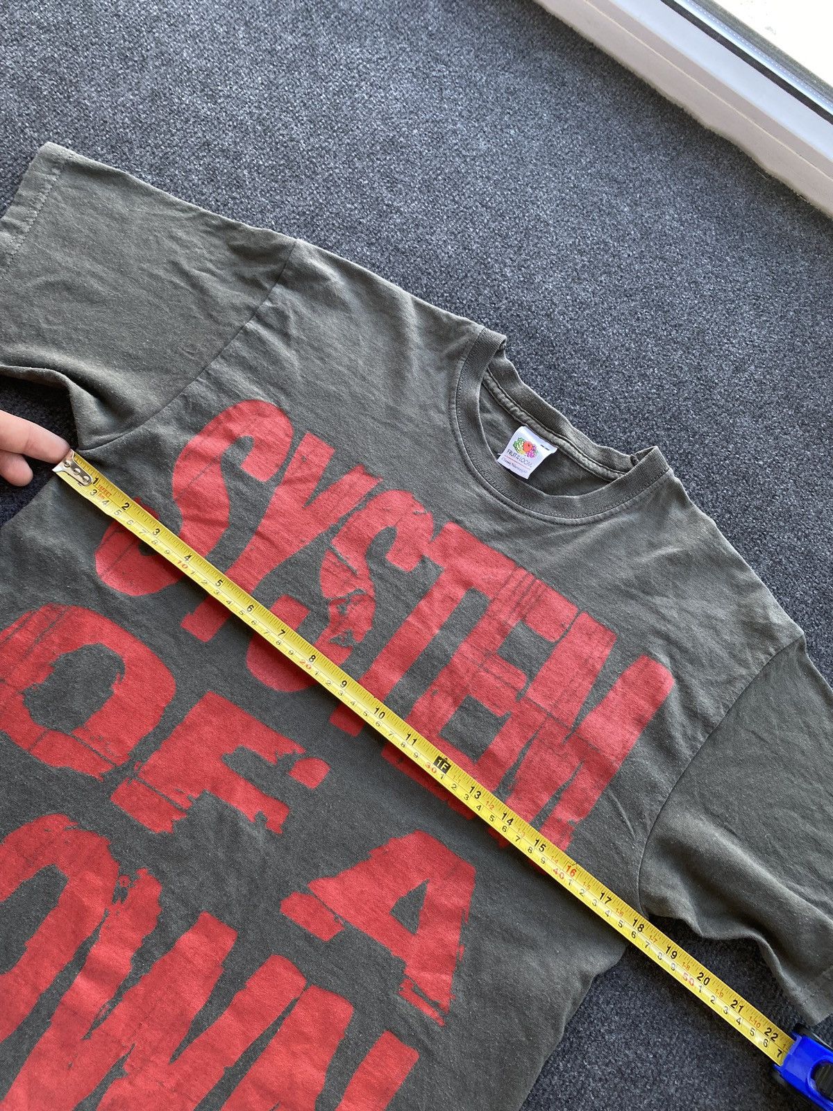 Band Tees 🔥System of a down band tee 2013 tour faded green Size US S / EU 44-46 / 1 - 4 Thumbnail