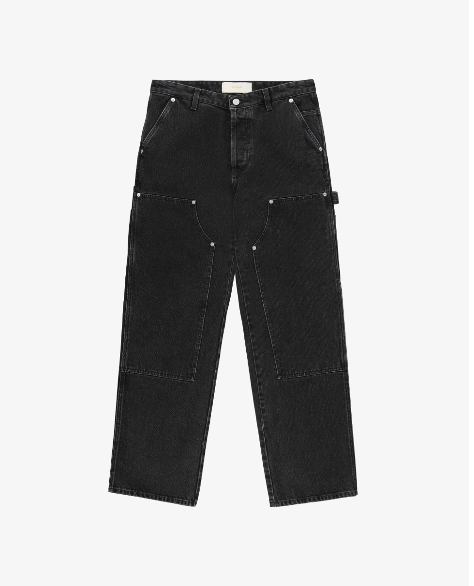 Denim Carpenter Pant in Washed Black