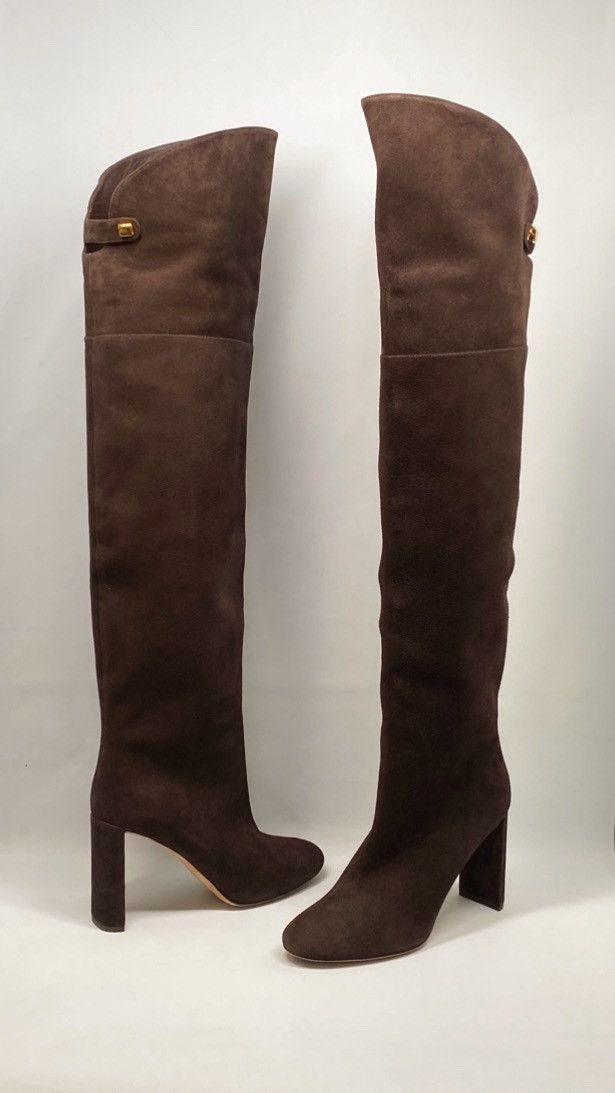 Mason's MAISON SKORPIOS Marylin Suede Over The Knee Boots size 40 Size US 10 / IT 40 - 10 Thumbnail