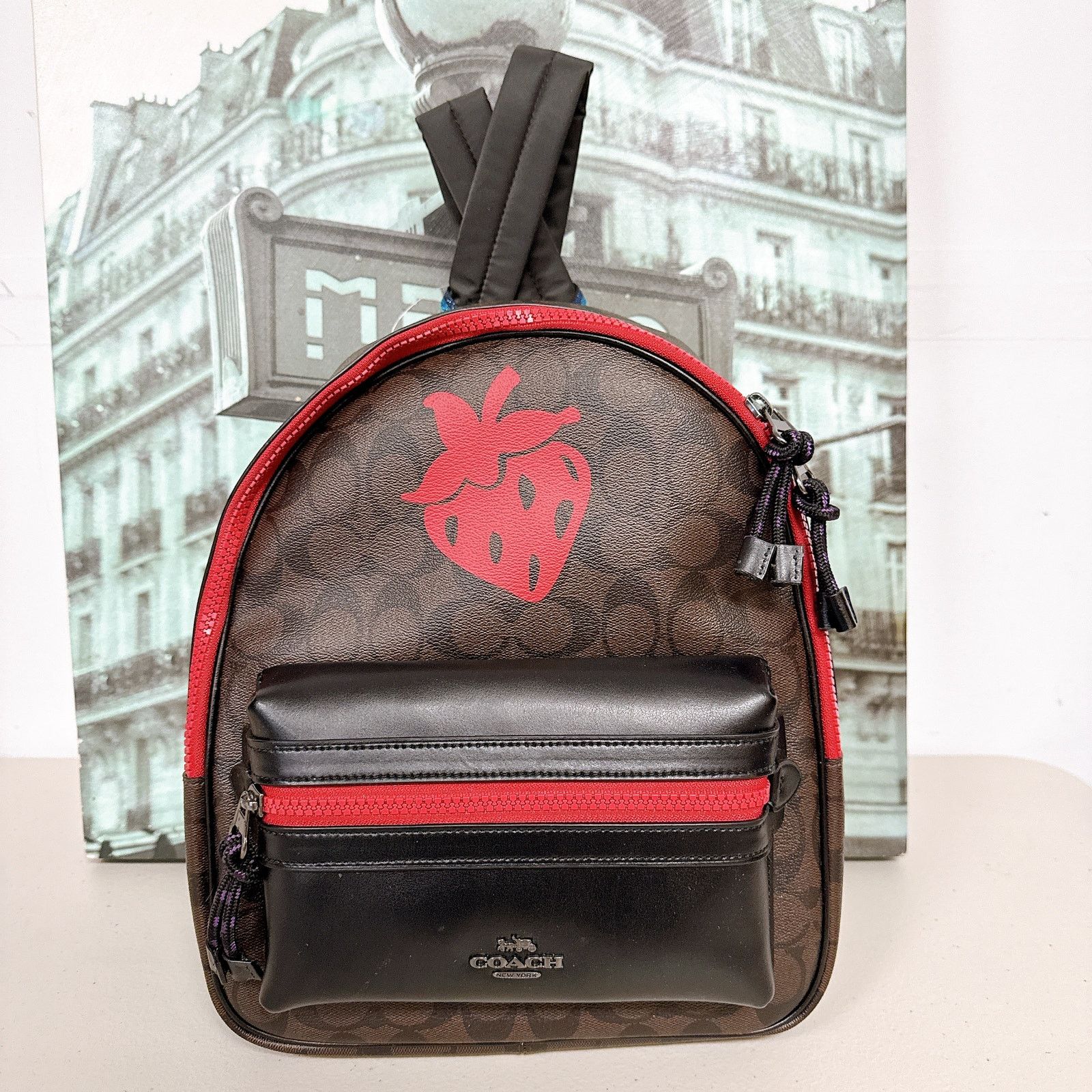 Coach Coach F78252 Medium Charlie Backpack in Signature Canvas Size ONE SIZE - 2 Thumbnail