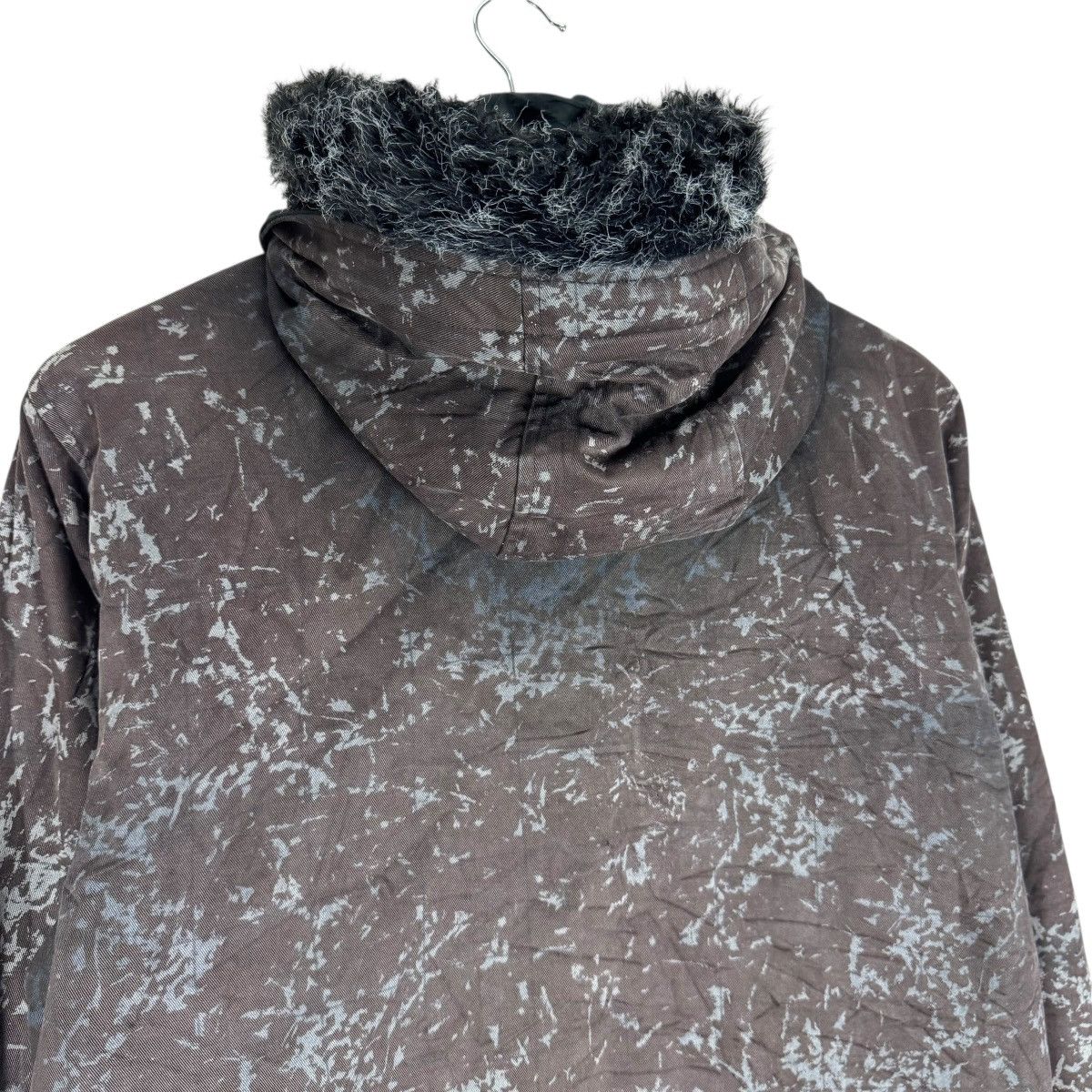 If Six Was Nine 🌟BENO JAPAN FUR HOODIE SPLASH JACKET Size US M / EU 48-50 / 2 - 7 Thumbnail