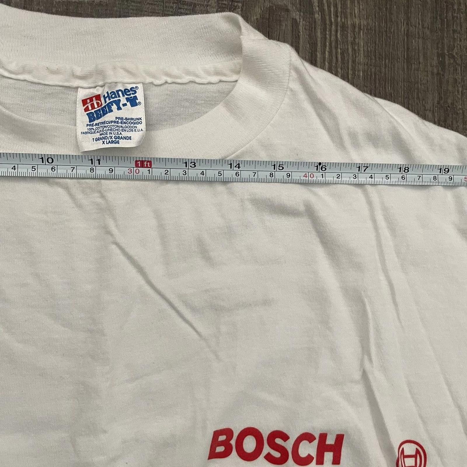 Hanes HANES • VNTG Single Stitch "Bosch" Pre-Shrunk Tee (XL) Size US XL / EU 56 / 4 - 2 Thumbnail