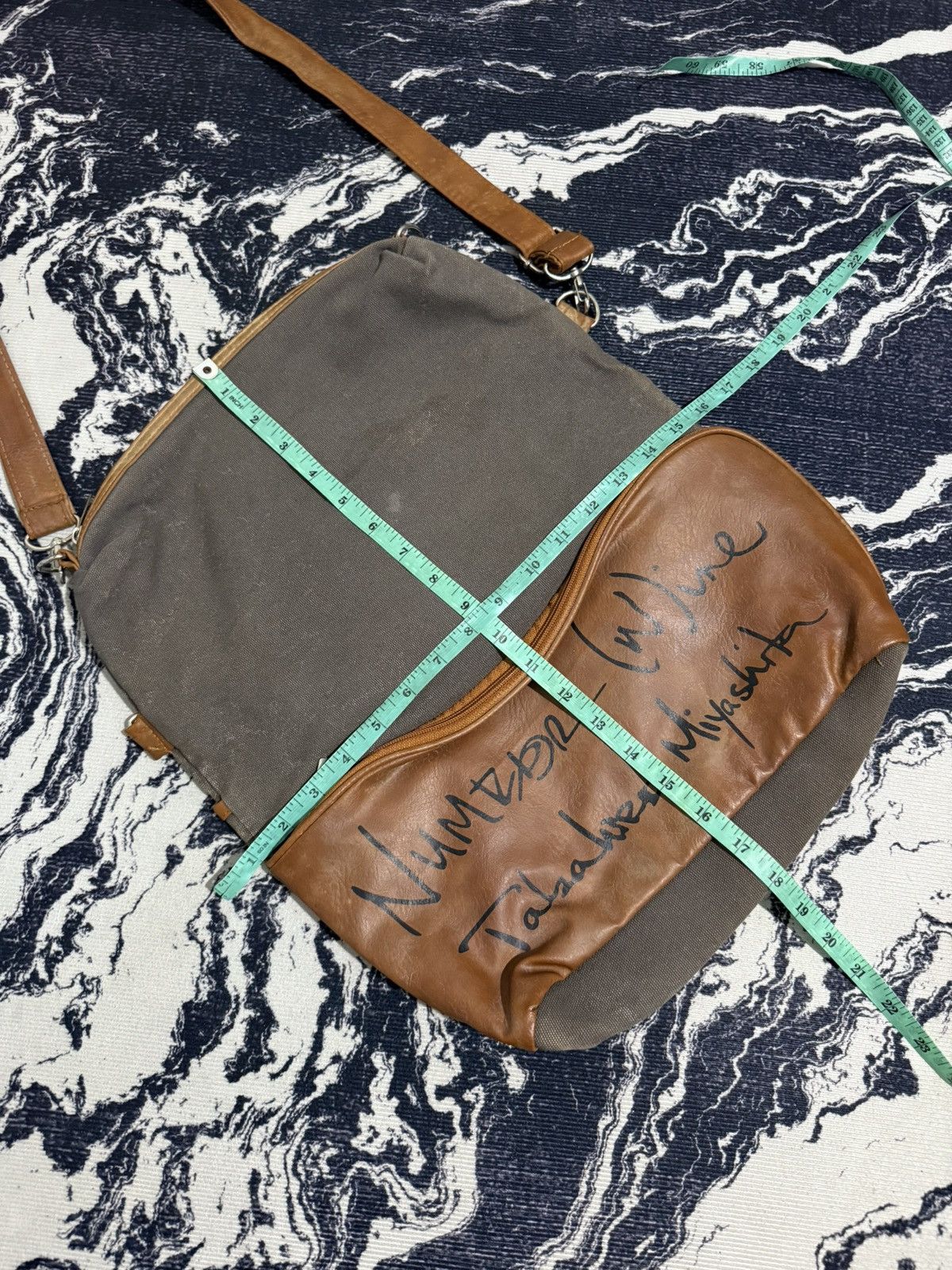 Takahiromiyashita The Soloist. Number (N)ine Takahiro Miyashita Sling Bag / Backpack Size ONE SIZE - 12 Thumbnail