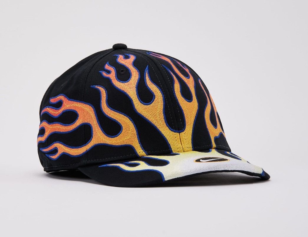 Nike × Vintage Nike Club Cap Structured OG Flame Hat Size L/XL Black NEW Size ONE SIZE - 7 Thumbnail