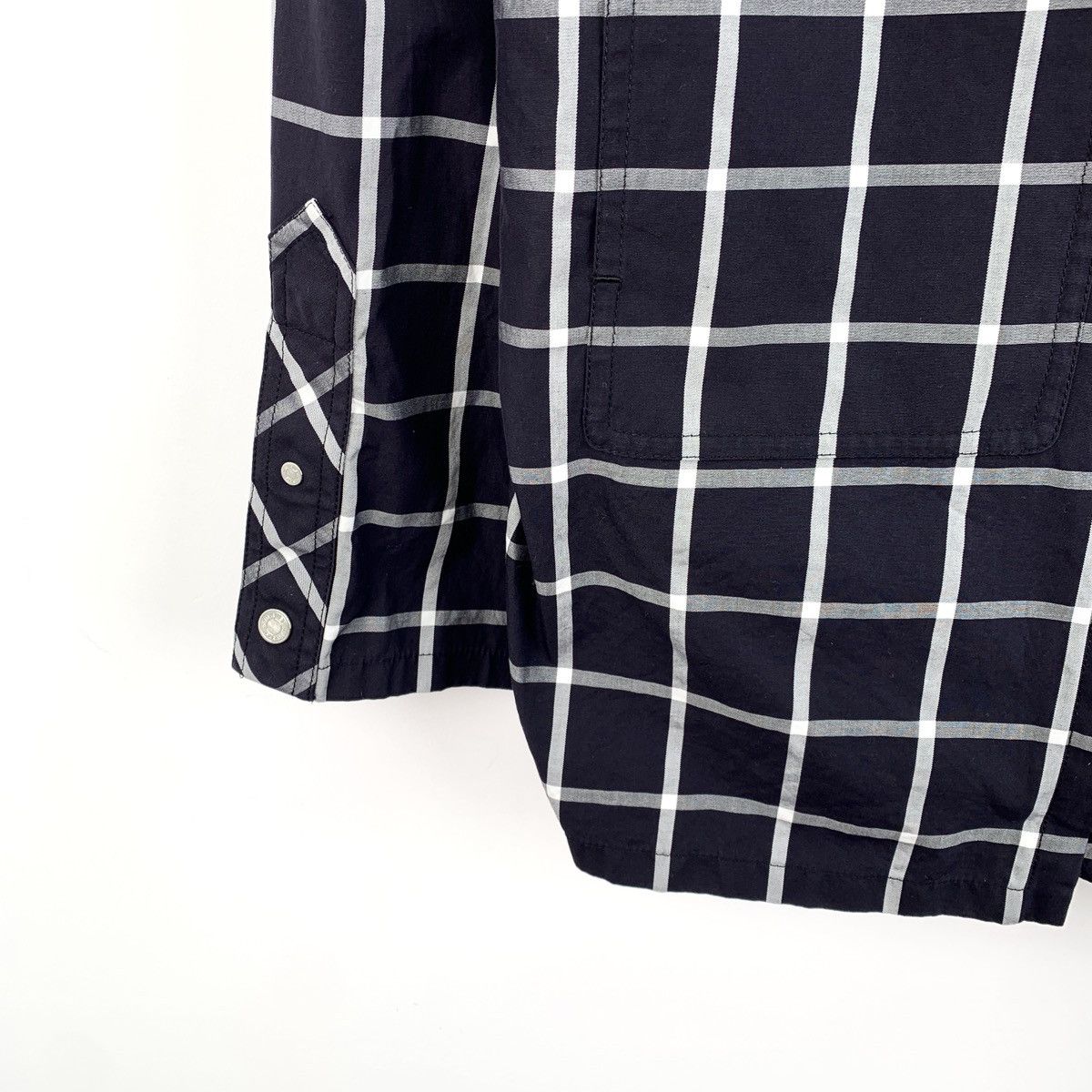 Hermes Hermes Color-block Plaid Zipper Long Sleeve Jacket K26WX Size S / US 4 / IT 40 - 5 Thumbnail