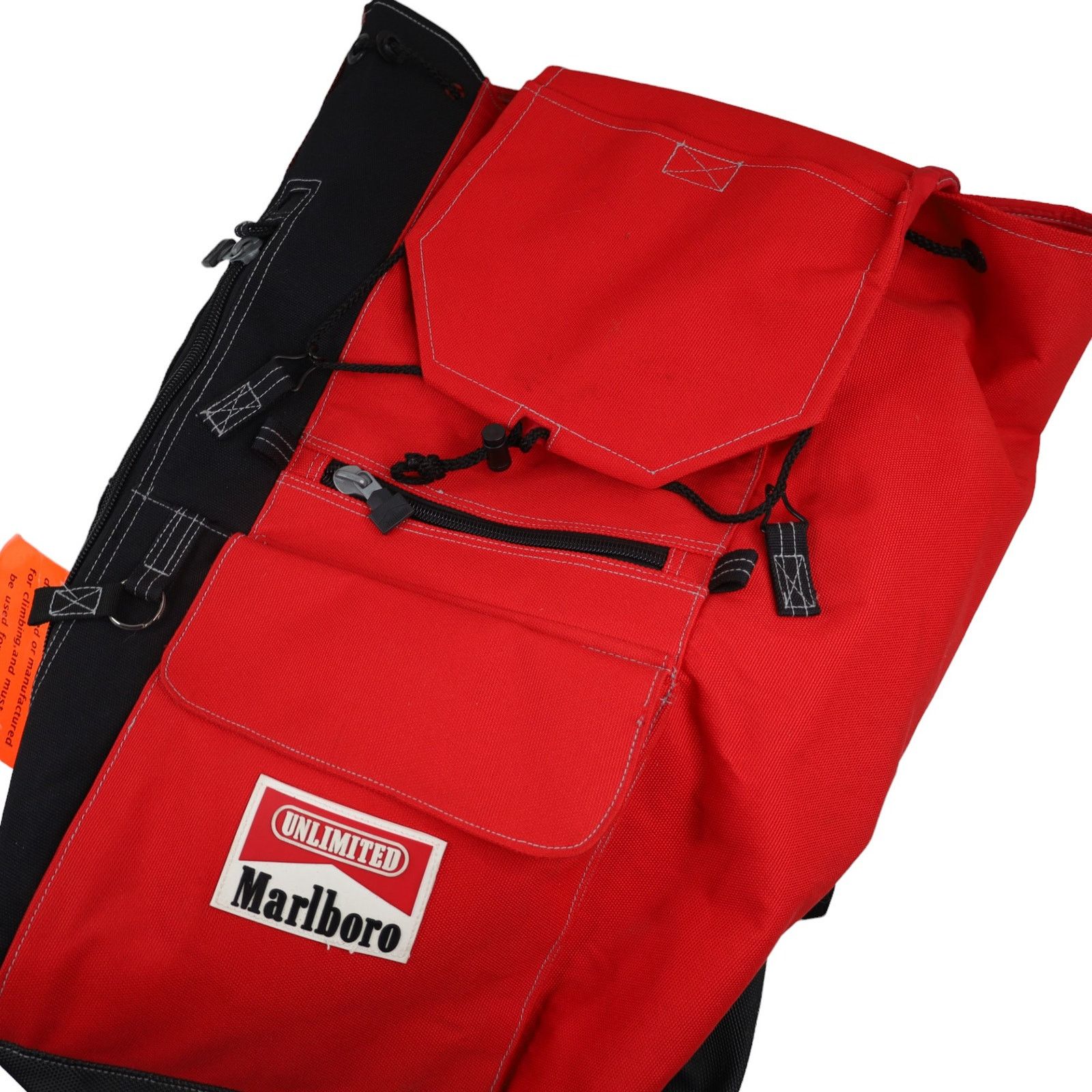 Marlboro Vintage Marlboro Large Duffle Bag Sling Backpack Red Size ONE SIZE - 2 Thumbnail