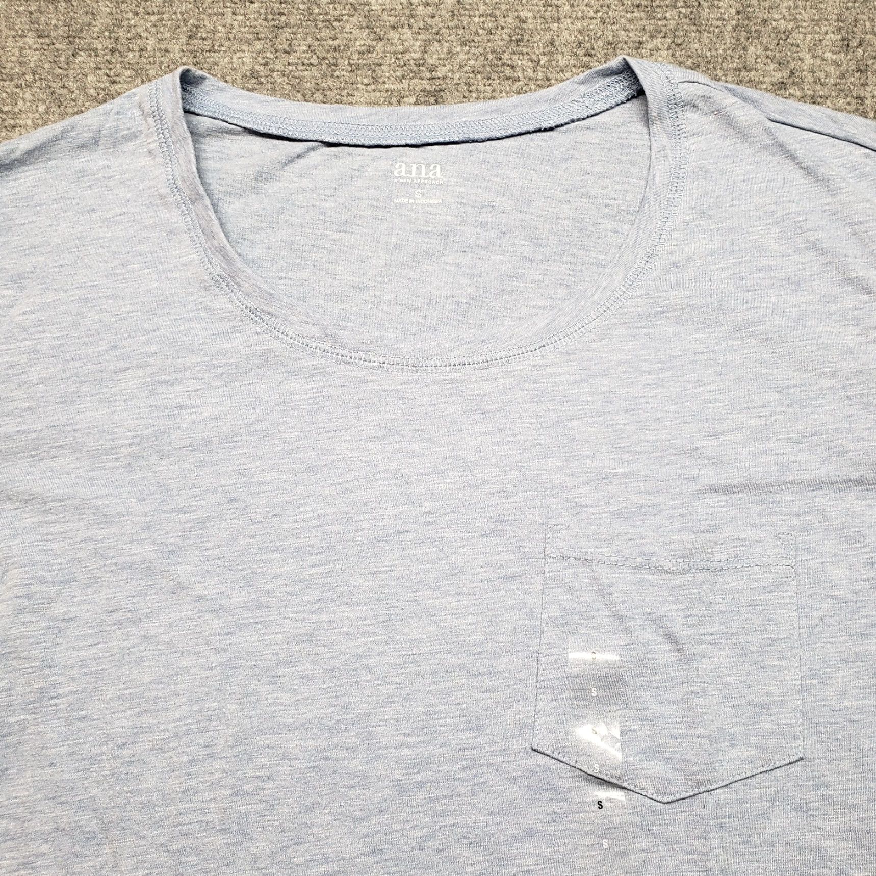Vintage Ana Sweatshirt Womens S Colony Blue Round Neck Pocket Long Sleeve New Size S / US 4 / IT 40 - 2 Thumbnail