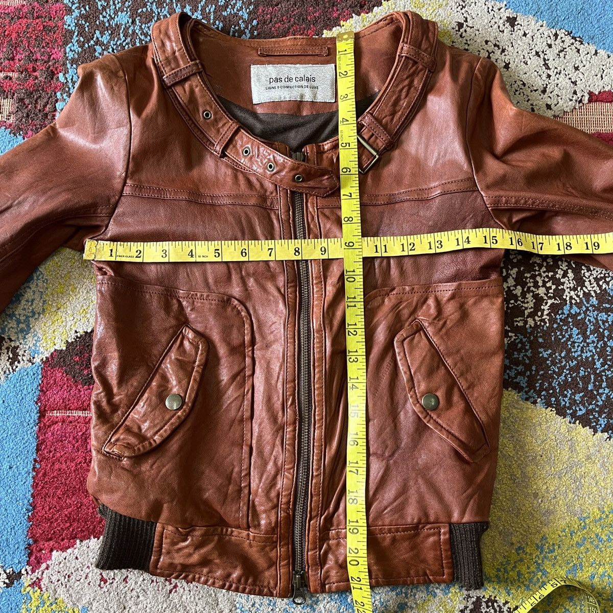 Pas de Calais × Seditionaries Bondage Pas De Calais Sheepskin Leather Jacket Size 38 Size XS / US 0-2 / IT 36-38 - 22 Thumbnail