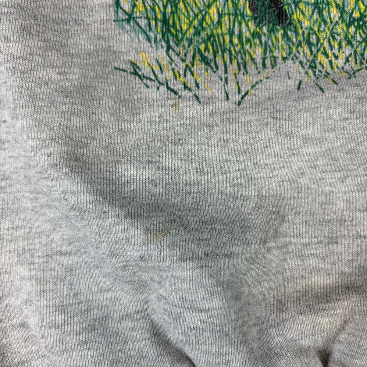 Tultex Vintage 90s gray tultex black lab crewneck Size US L / EU 52-54 / 3 - 3 Thumbnail