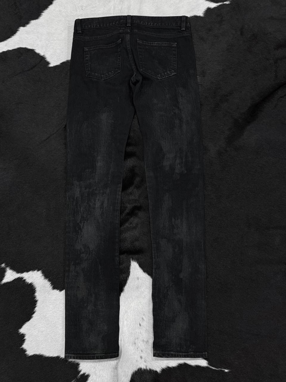 Saint Laurent Paris AW14 Saint Laurent Oil Stain Denim by Hedi Slimane Size 26" / US 2 / IT 38 - 2 Thumbnail