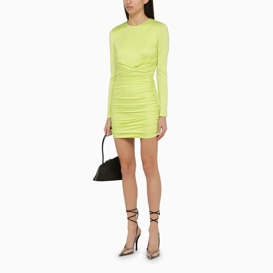 Dsquared2 o1d2blof0824 Short Dress in Yellow Size XS / US 0-2 / IT 36-38 - 2 Thumbnail