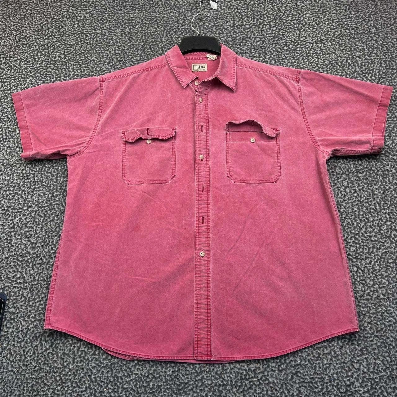 L.L. Bean L.L. Bean Button Up Shirt Short Sleeve Collared Cotton XL Size US XL / EU 56 / 4 - 1 Thumbnail
