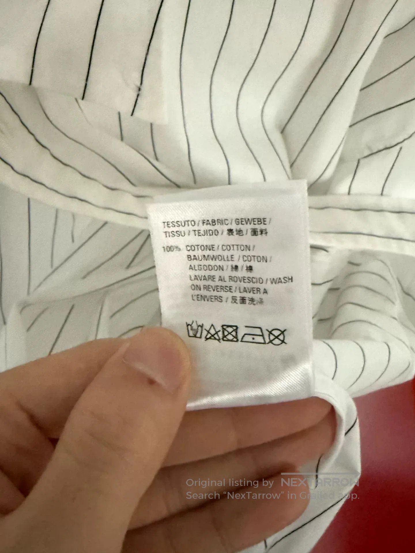 Balenciaga balenciaga striped shirt uni size 38. Size US M / EU 48-50 / 2 - 5 Thumbnail