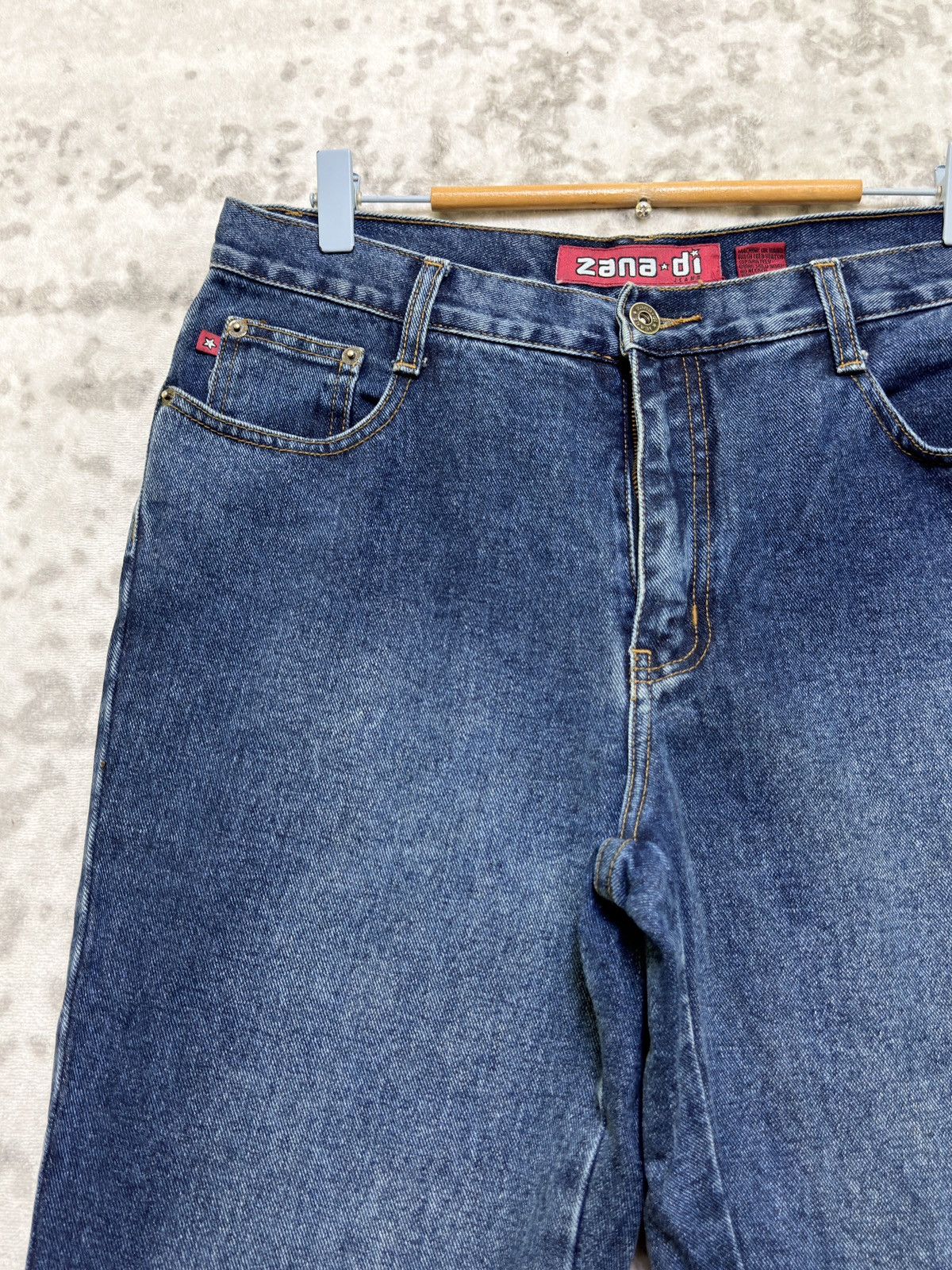 Hysteric Glamour Zana Di Patchwork Flare Y2K Vintage Denim Jeans Size US 30 / EU 46 - 4 Thumbnail