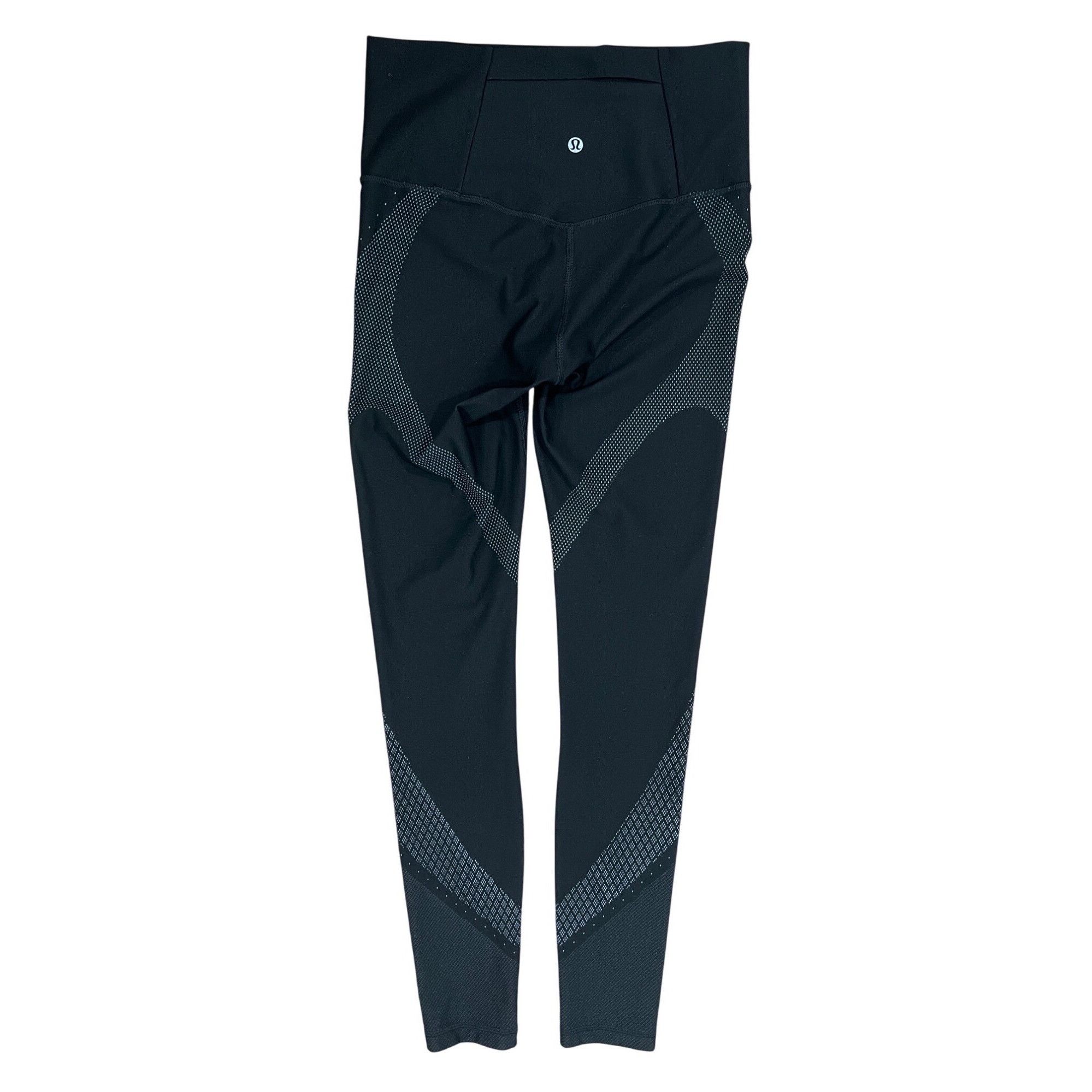 Lululemon Lululemon Mapped Out High-Rise Tight 28" Size 8 Black / Glac Size 30" / US 8 / IT 44 - 2 Thumbnail
