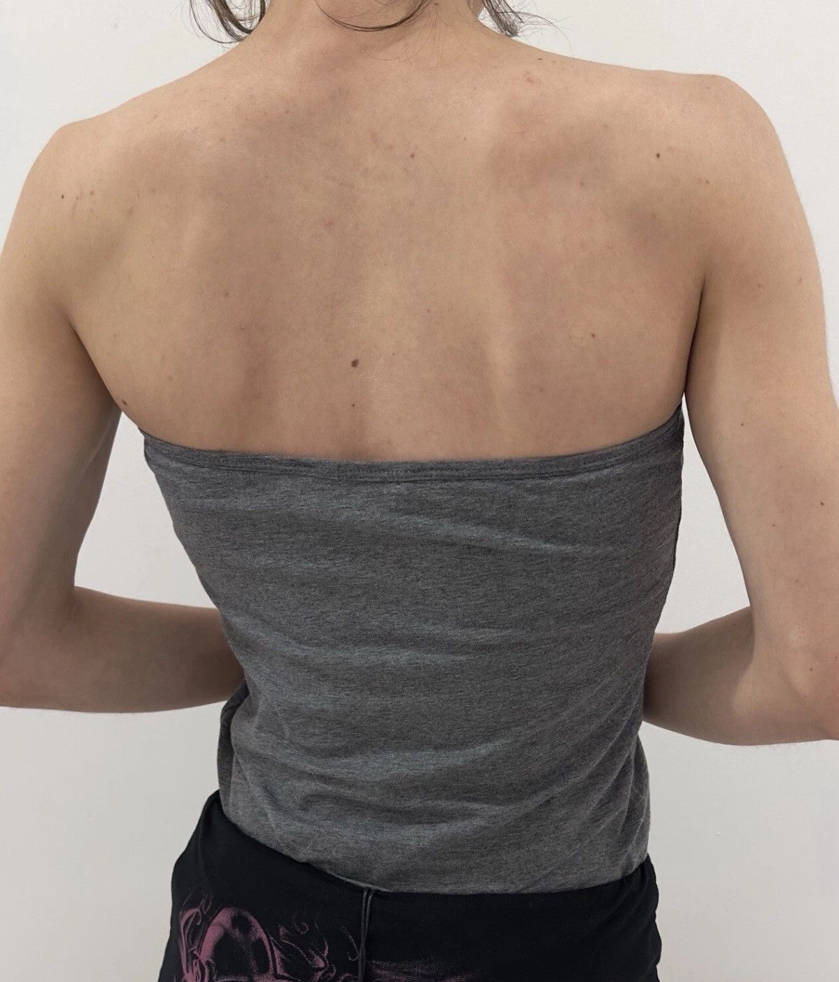 Diesel × Vintage Diesel Strapless Bodysuit Tube Top Gray Size M Size M / US 6-8 / IT 42-44 - 9 Thumbnail