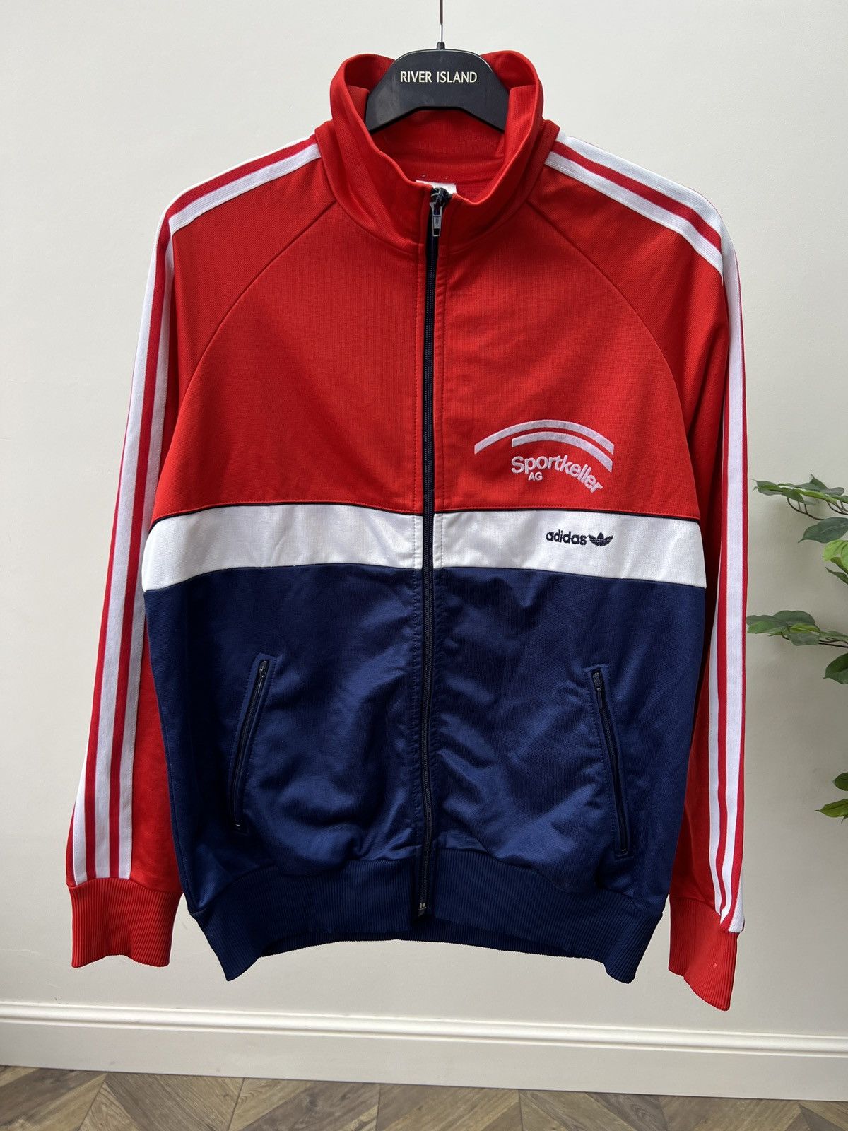 Adidas Vintage Adidas Track Jacket Full Zip made in West Germany Size US M / EU 48-50 / 2 - 2 Thumbnail