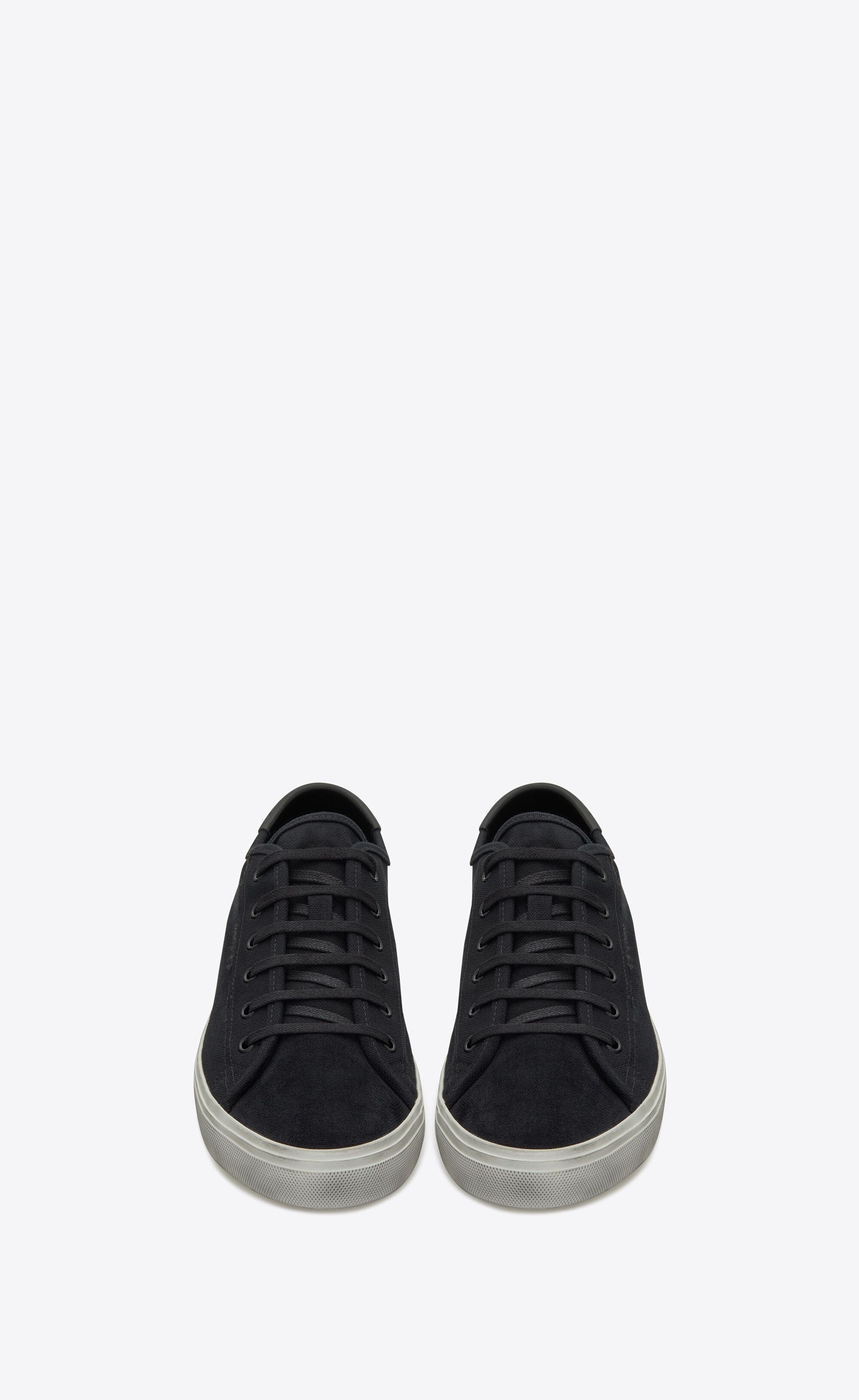 o1bcso1str1224 Malibu Sneakers In Canvas in Black