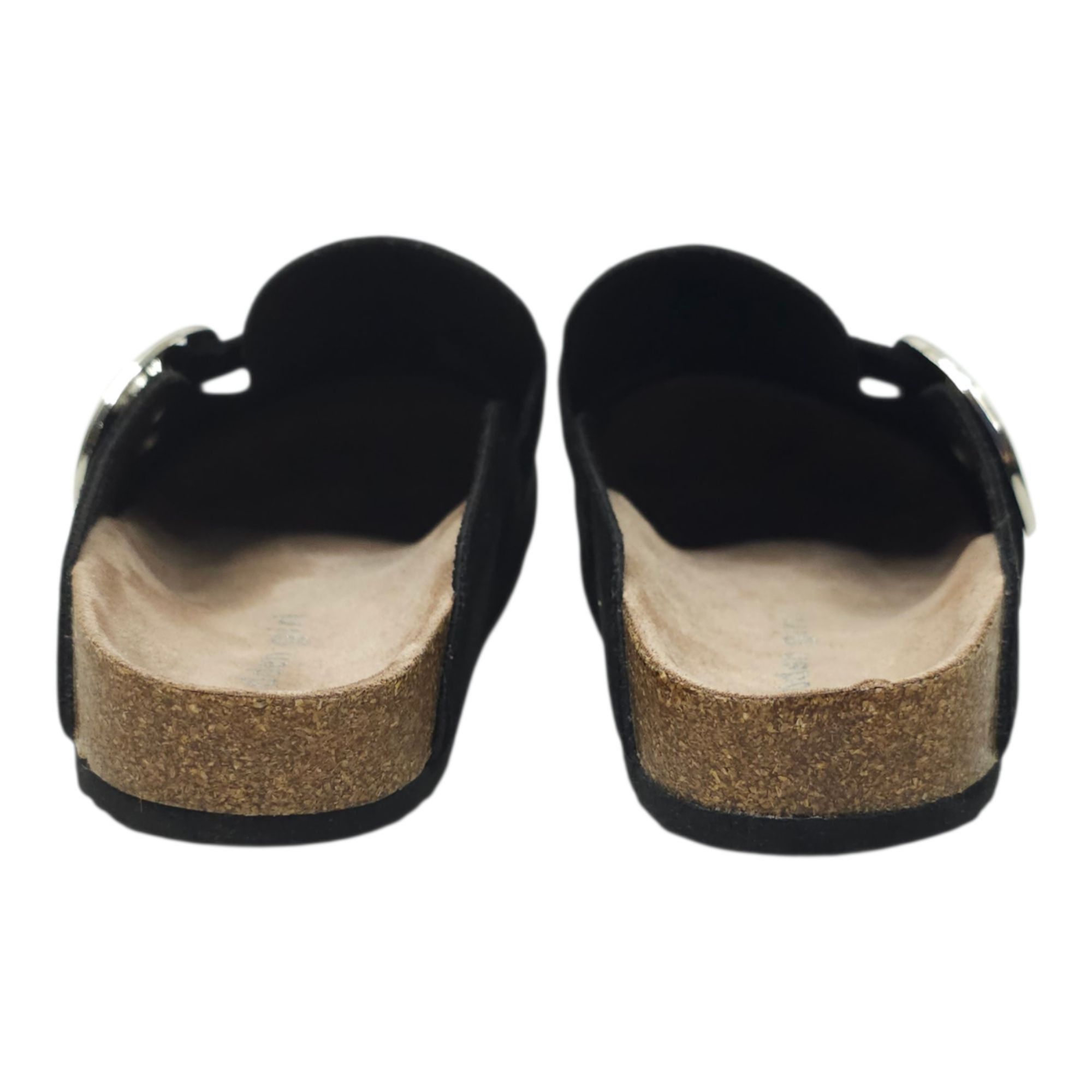 Other Madden Girl Prim Clog Faux Suede Adjustable Buckle 8 Black Size US 8 / IT 38 - 4 Thumbnail