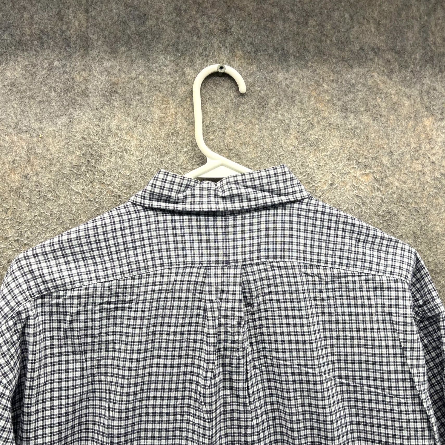 Ralph Lauren VINTAGE Ralph Lauren Shirt Mens Medium Blue Check Button Front Casual Woven Polo Pony Embroidered Size US M / EU 48-50 / 2 - 6 Thumbnail
