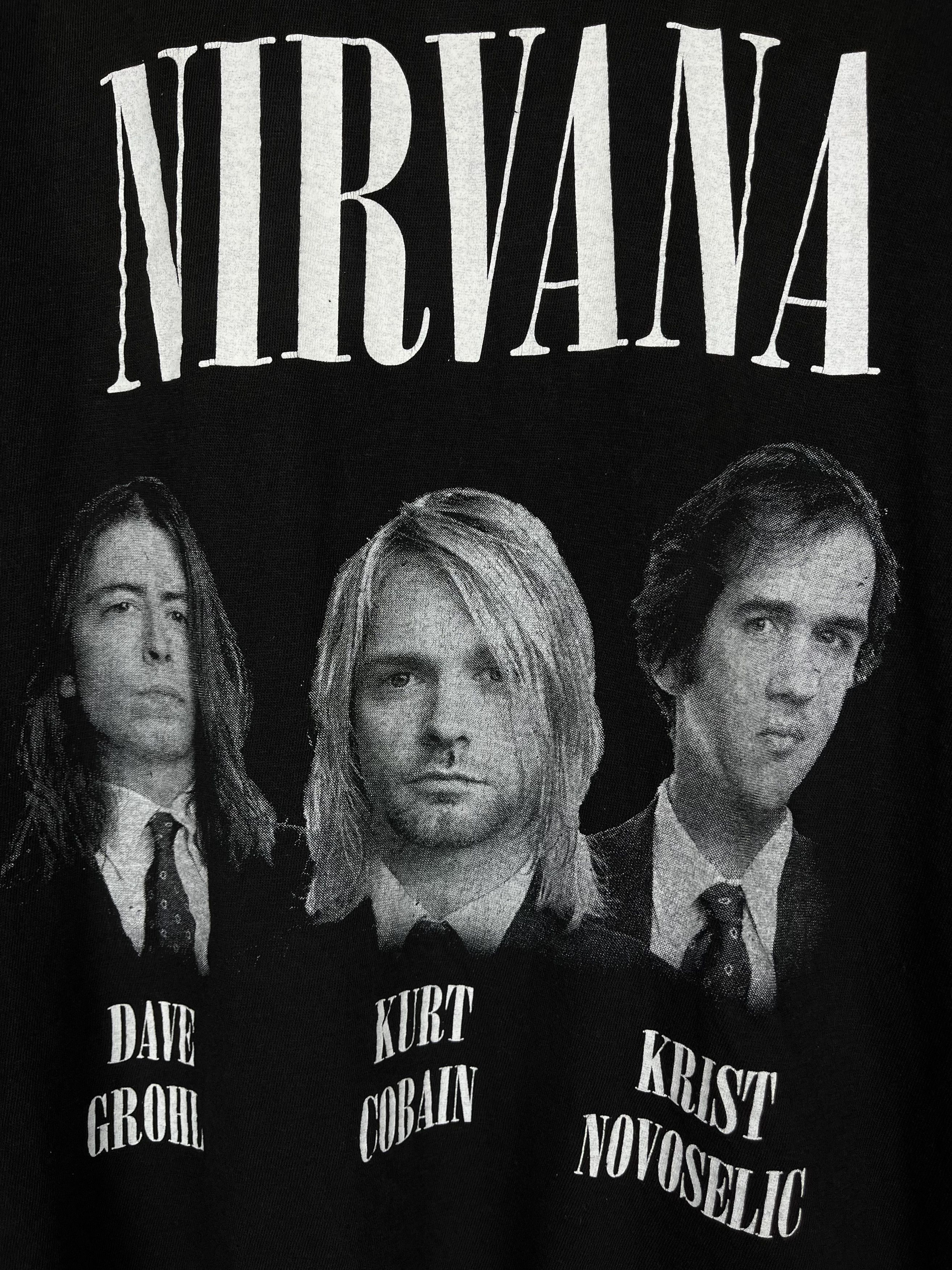Band Tees Vintage Nirvana Kurt Cobain Rare Rock Band T Shirt 90’s Size US M / EU 48-50 / 2 - 7 Thumbnail