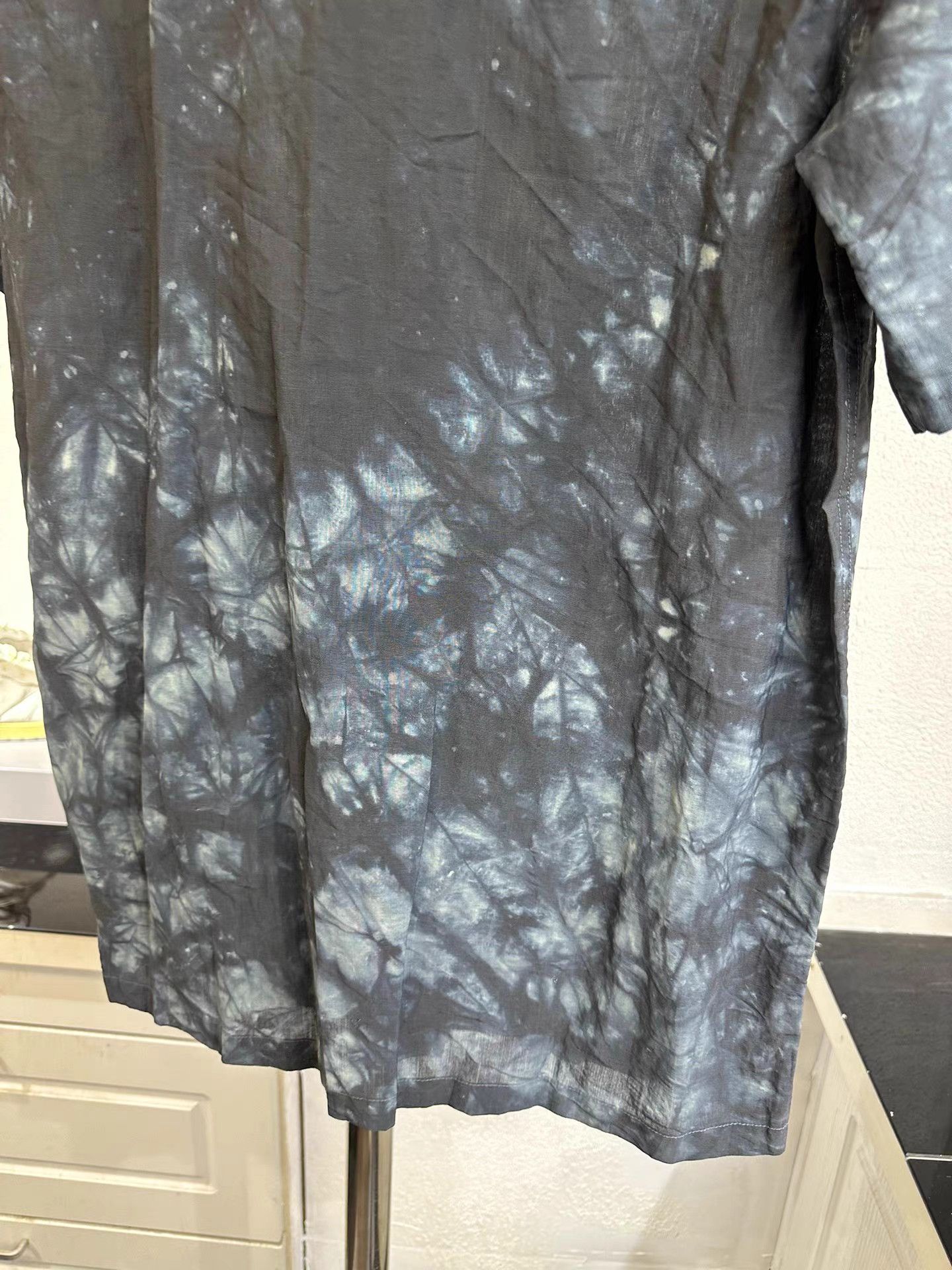 Yohji Yamamoto yohji yamamoto AAR Pleated Tie-Dye Shirt K20 Size US M / EU 48-50 / 2 - 5 Thumbnail