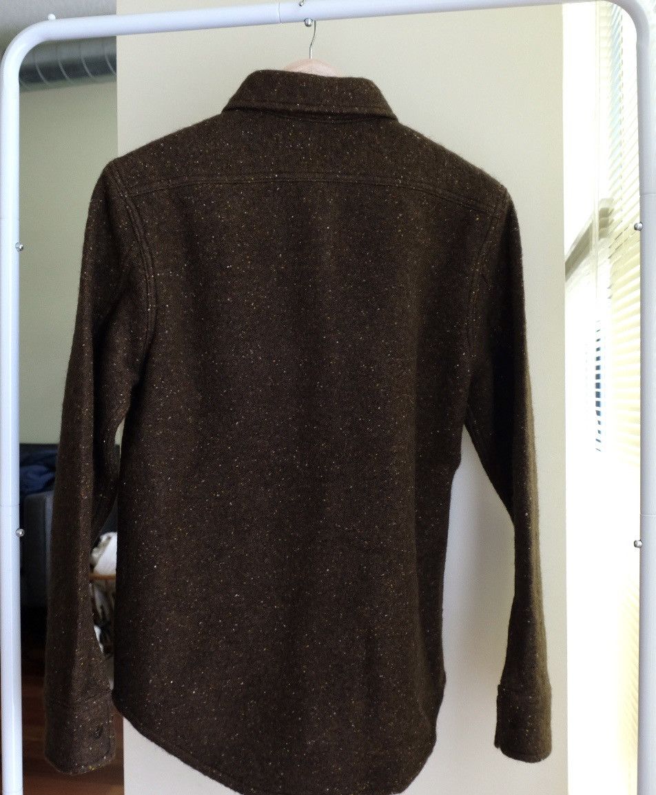 Taylor Stitch Leeward Shirt (wool blend) in Olive Donegal Size US XS / EU 42 / 0 - 2 Thumbnail