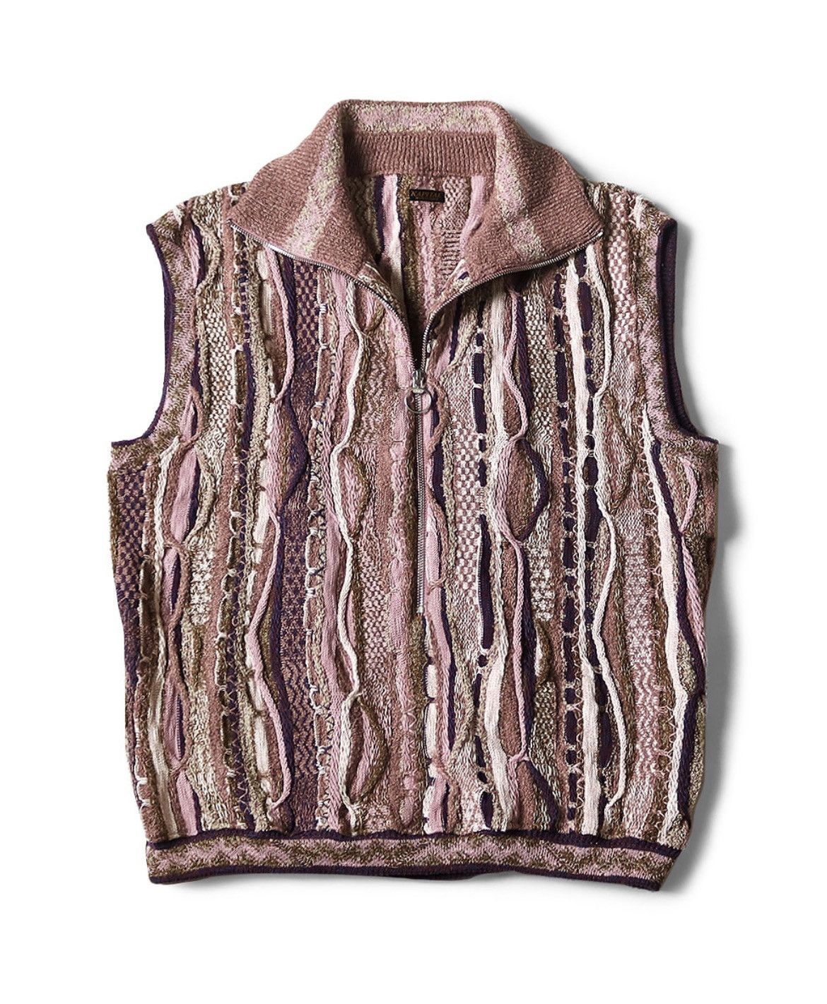Kapital Kapital 7G Knit GAUDY Half Zip Vest size 3 Size US L / EU 52-54 / 3 - 1 Preview