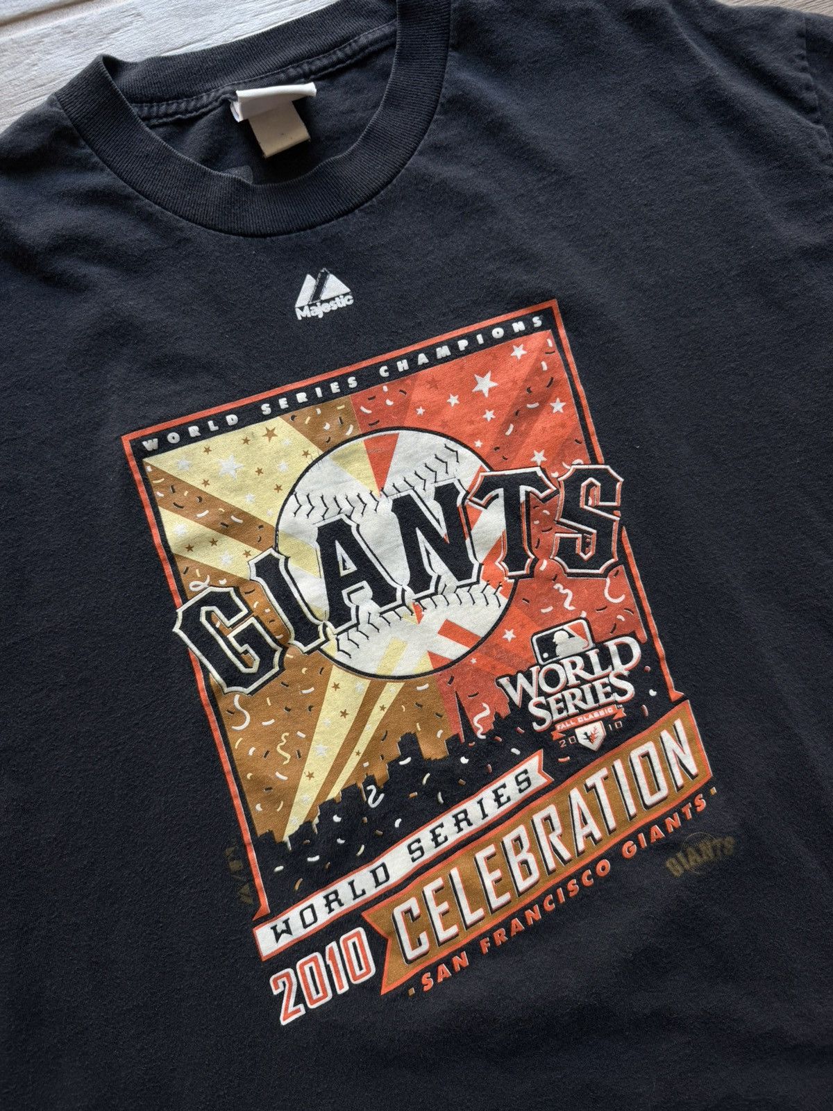 MLB San Francisco Giants 2010 World Series Champs T-Shirt Sz XL Size US XL / EU 56 / 4 - 2 Thumbnail