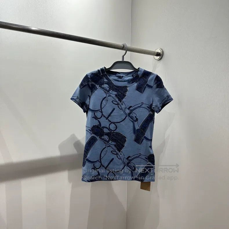 Hermes Hermes Fully Printed Pattern Short Sleeve Size XS / US 0-2 / IT 36-38 - 1 Thumbnail