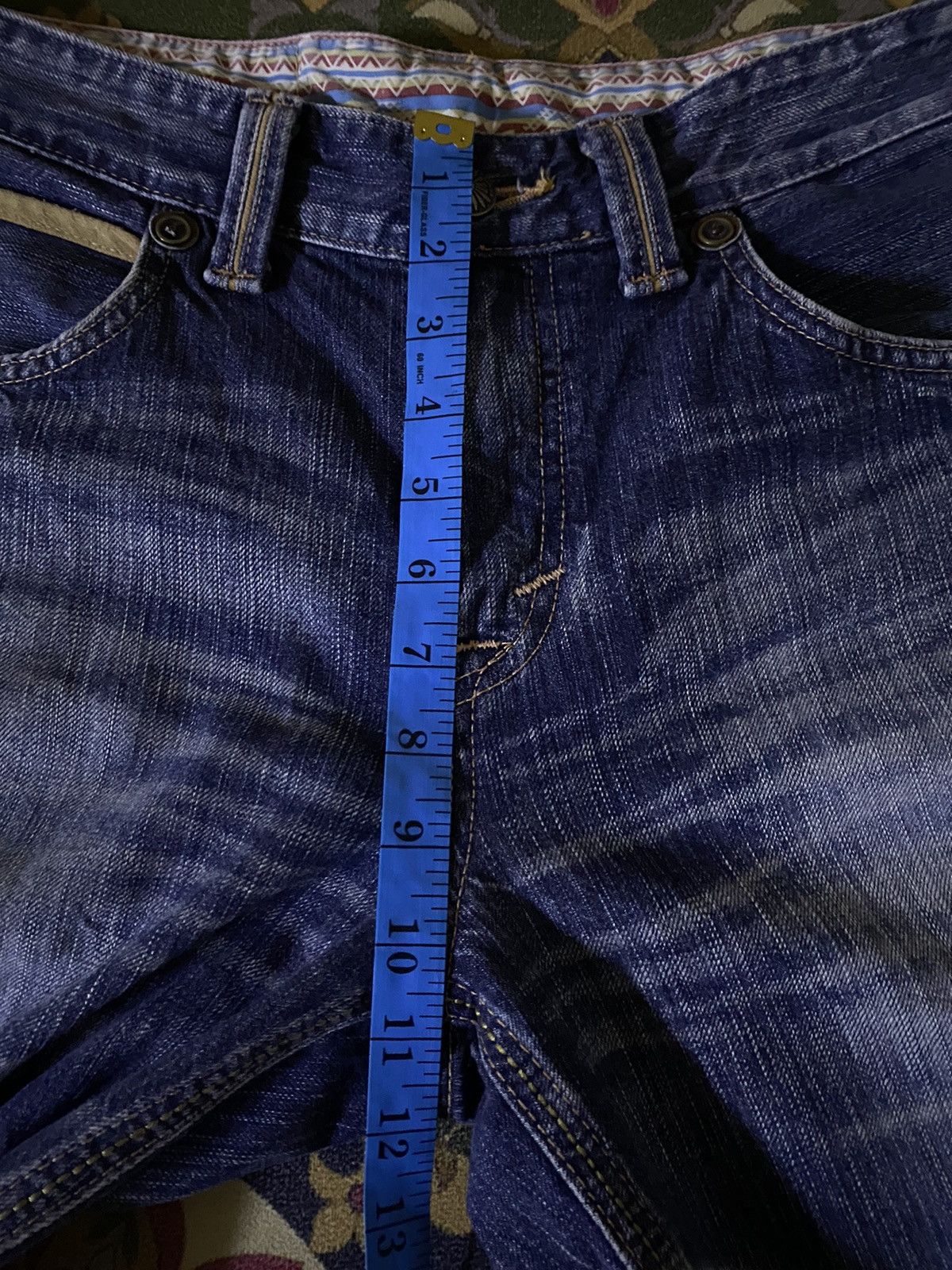 Edwin × If Six Was Nine × Le Grande Bleu (L.G.B.) 🔥RARE🔥Vintage Edwin Exclusive Flare Distressed Denim Size US 32 / EU 48 - 14 Thumbnail