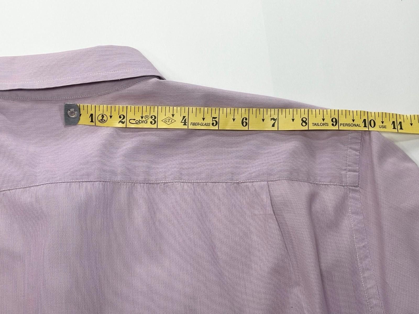 J.Crew J Crew 2-Ply Cotton Button Up Shirt Mens Purple XL 17-17.5 Size US XL / EU 56 / 4 - 9 Thumbnail