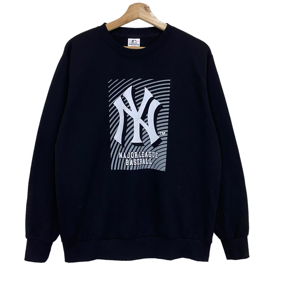 MLB MLB!! New York Yankees Big Logo Crewneck Sweatshirt Size US M / EU 48-50 / 2 - 1 Thumbnail